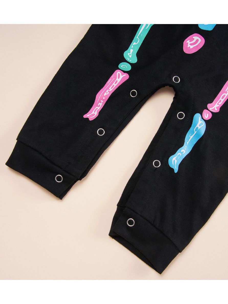 Halloween Theme Jumpsuit Matching Hat 2-Piece Outfit - dianjiang-