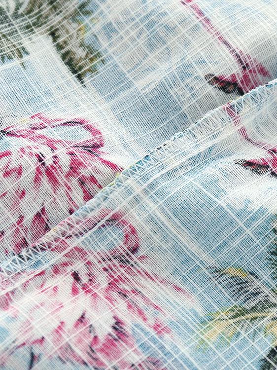 Hawaiian Style Long Sleeves Shirt Baby Little Boys Beach Clothes - dianjiang-