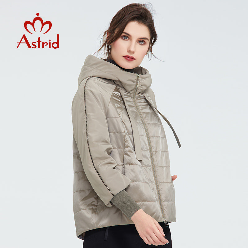 Astrid 2020 Spring coat women Outwear trend Jacket Short Parkas casual fashion female high quality Warm Thin Cotton ZM-8601 - dianjiang-