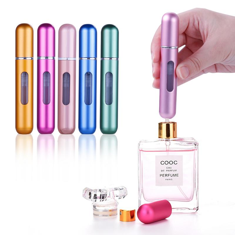 8ml 5ml Portable Mini Refillable Perfume Bottle With Spray Scent Pump Empty Cosmetic Containers Spray Atomizer Bottle For Travel - dianjiang-