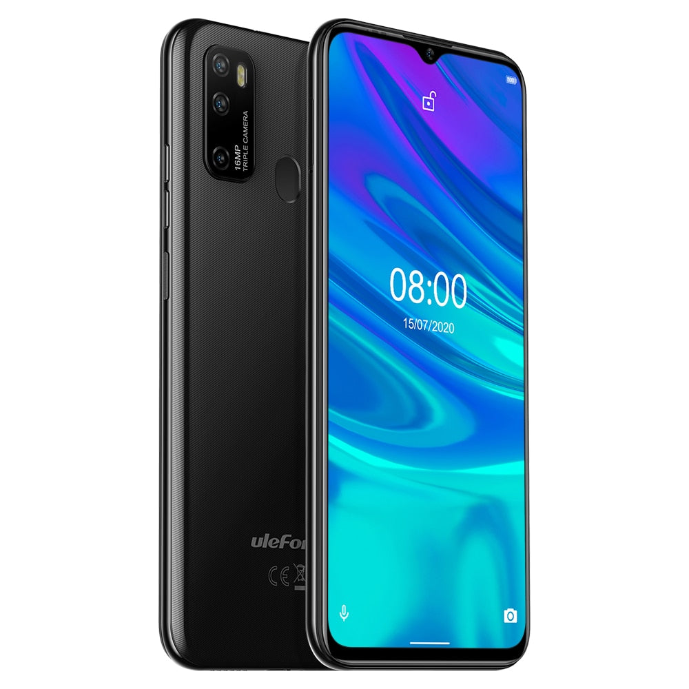 Ulefone Note 9P Smartphone Android 10 4GB+64GB Waterdrop Screen 6.52-inch Mobile phone Octa-core 4G Celular Phone - dianjiang-