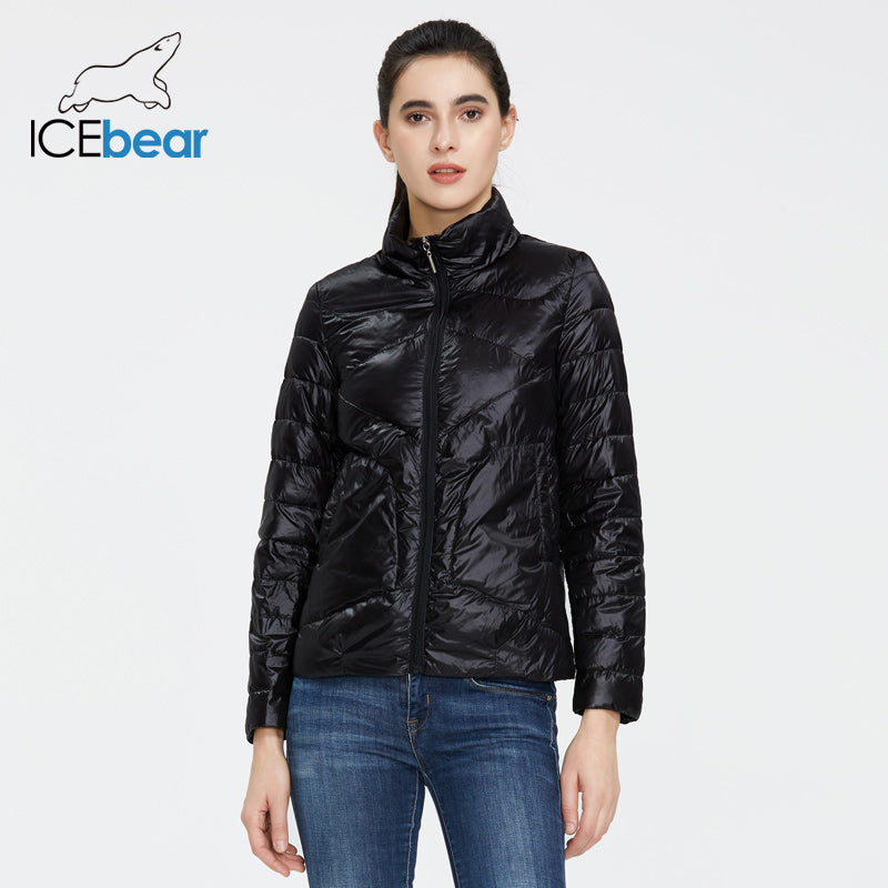 ICEbear 2020 Women Spring Lightweight Down Jacket Stylish Casual Women Jacket Female Collar Women Clothing GWY19556D - dianjiang-