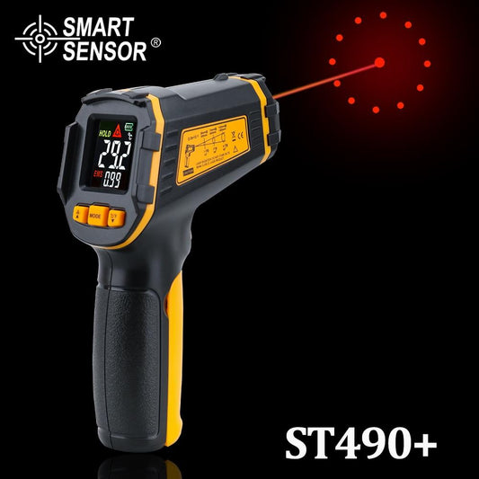 Digital Non Contact Infrared Thermometer IR Aquarium Color LCD Display Laser Gun Pyrometer High Accuracy Temperature Tester - dianjiang-