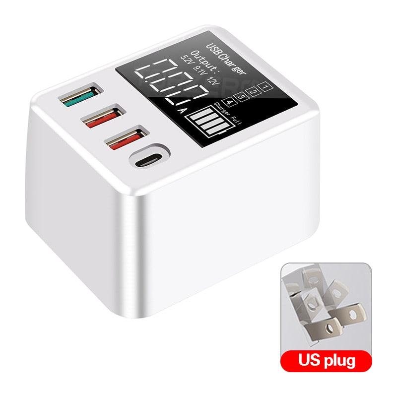 30/40W Quick Charge QC3.0 USB Charger Wall Travel Mobile Phone Adapter Fast Charger USB Charger For iPhone Xiaomi Huawei Samsung - dianjiang-