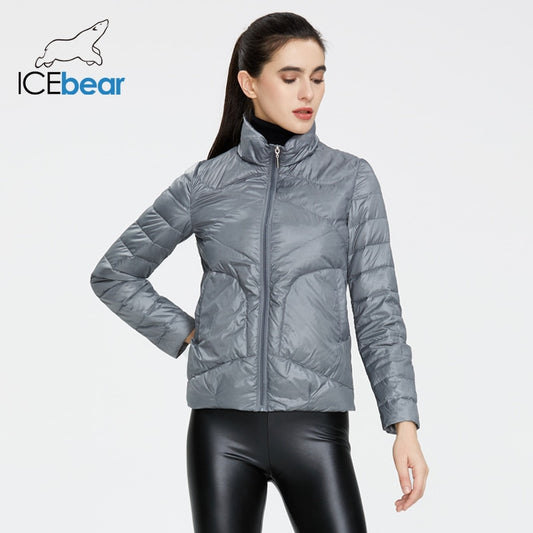 ICEbear 2020 Women Spring Lightweight Down Jacket Stylish Casual Women Jacket Female Collar Women Clothing GWY19556D - dianjiang-