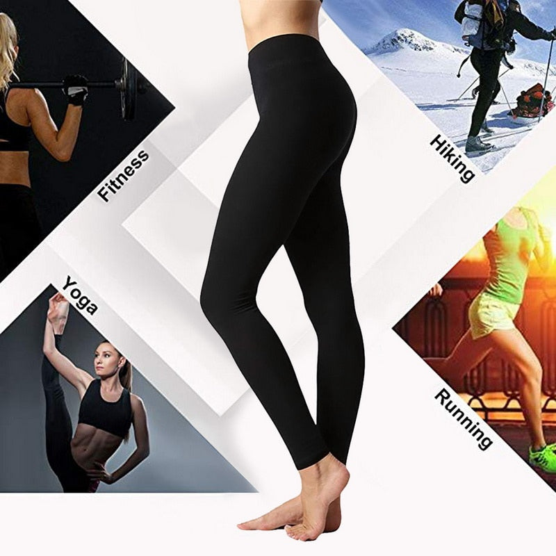 PUIMENTIUA Women Leggings Fitness Seamless Tummy Fitness Pants High Waist Workout Trousers Slim Gym Sportswear Plus Size 3XL - dianjiang-