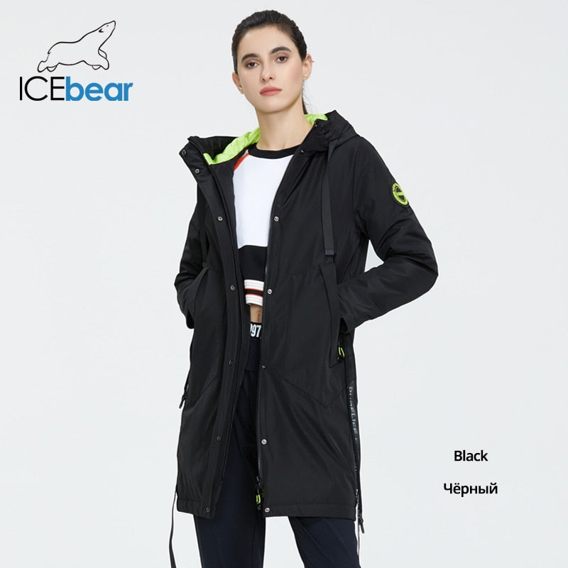 ICEbear 2020 Women spring jacket women coat with a hood casual wear quality coats brand clothing GWC20035I - dianjiang-