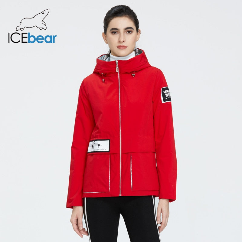 ICEbear 2020 New Women Coat Spring Casual Women Jacket Women Jacket Hooded Quality Women Clothing GWC20728I - dianjiang-