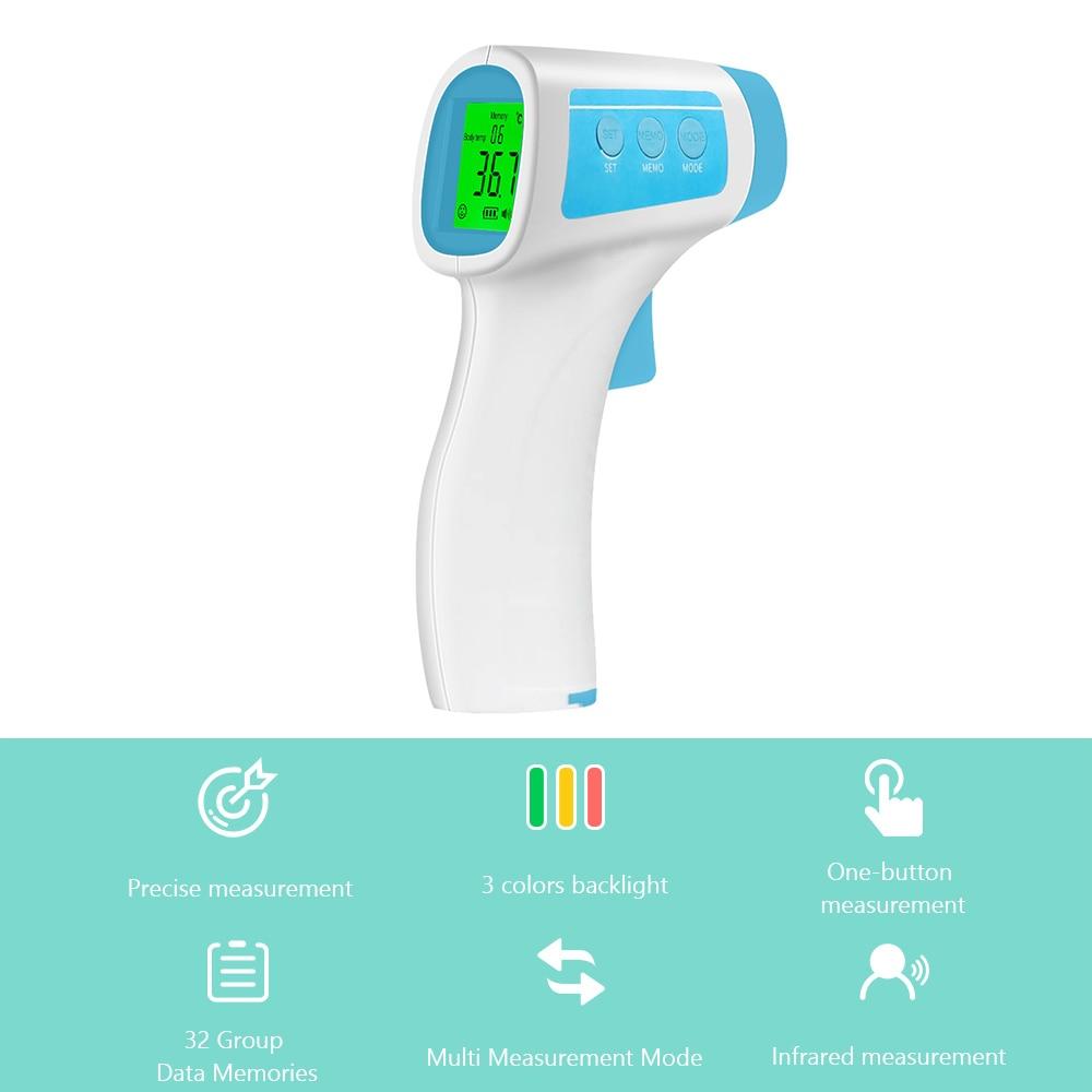 infrared thermometer non contact body gun thermometer termometer infrared ir thermometer body temperature meter termometro - dianjiang-