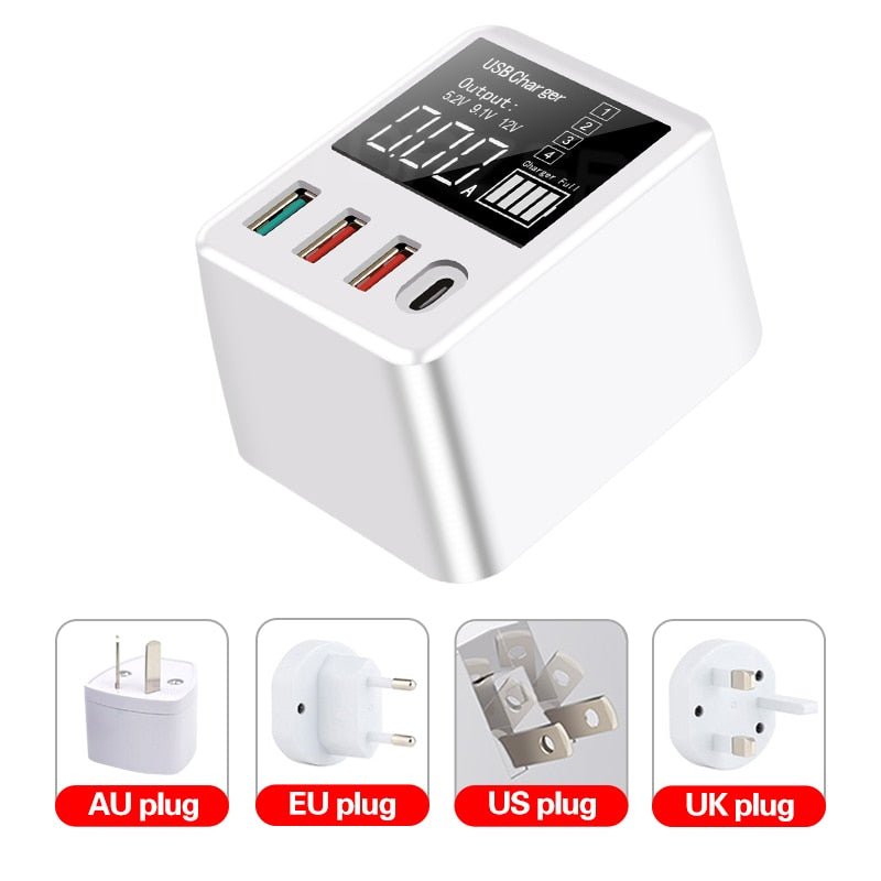 30/40W Quick Charge QC3.0 USB Charger Wall Travel Mobile Phone Adapter Fast Charger USB Charger For iPhone Xiaomi Huawei Samsung - dianjiang-