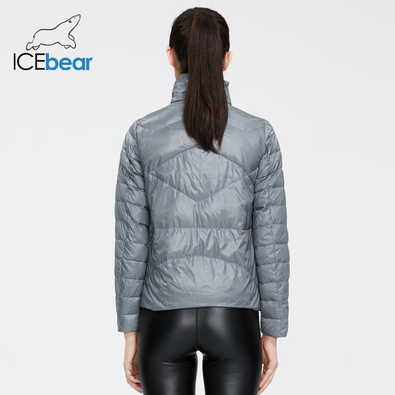 ICEbear 2020 Women Spring Lightweight Down Jacket Stylish Casual Women Jacket Female Collar Women Clothing GWY19556D - dianjiang-