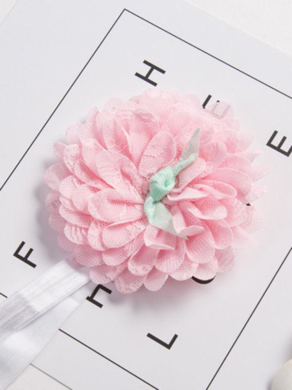 Big Flower Many Petals Headband Elastic Lace Head-wear - dianjiang-