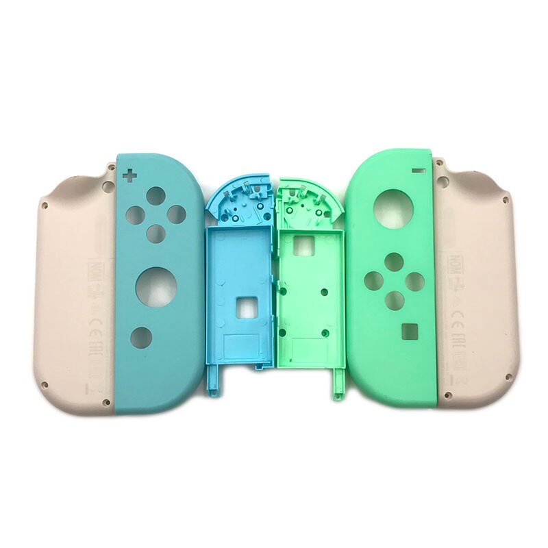 Original quality Back Case Rear Cover Panel Frame For Nintendo Switch Animal Crossing Console & Joy-con Housing Case buttons - dianjiang-