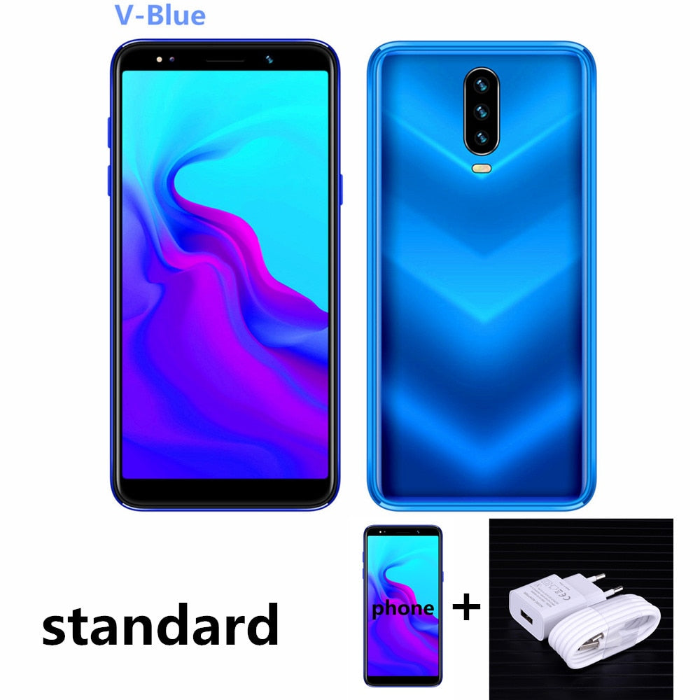 F2 Pro quad core smartphones 4GRAM 64G ROM 13MP Face ID unlocked android mobile phones 2SIM cheap celulares bluetooth wifi 6.26“ - dianjiang-