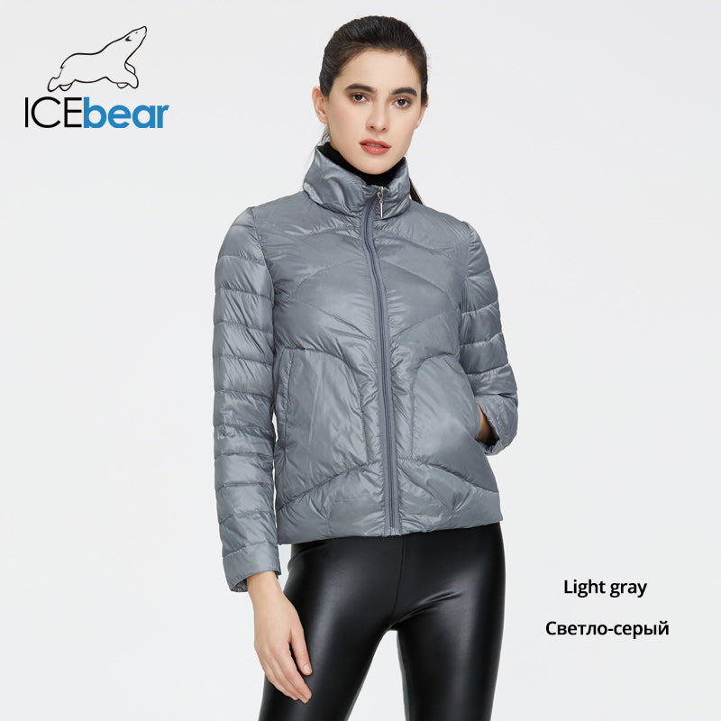 ICEbear 2020 Women Spring Lightweight Down Jacket Stylish Casual Women Jacket Female Collar Women Clothing GWY19556D - dianjiang-