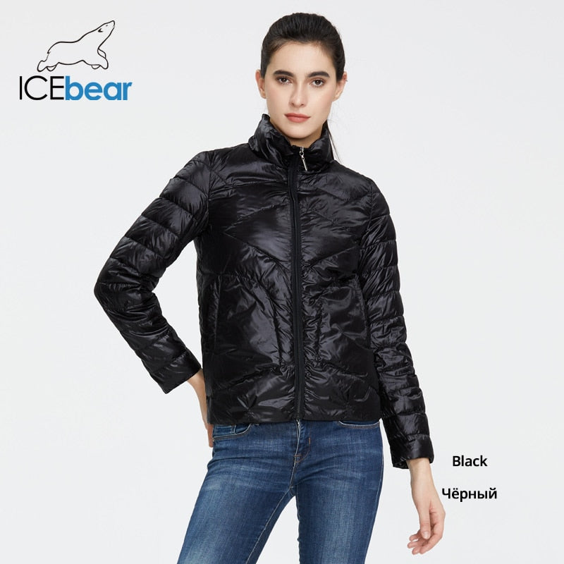 ICEbear 2020 Women Spring Lightweight Down Jacket Stylish Casual Women Jacket Female Collar Women Clothing GWY19556D - dianjiang-