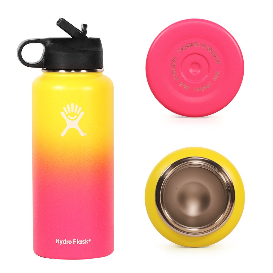 Hydro Flask 18 Oz. Of Stainless Steel Water, Fashion Hydraulic Flask, Vacuum Isolation Water, Large Throat, Thermos 32 Oz - dianjiang-