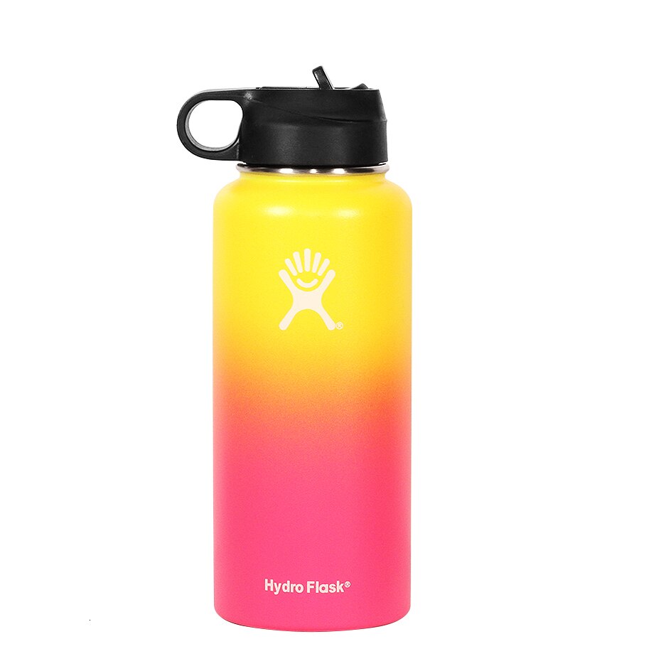 Hydro Flask 18 Oz. Of Stainless Steel Water, Fashion Hydraulic Flask, Vacuum Isolation Water, Large Throat, Thermos 32 Oz - dianjiang-