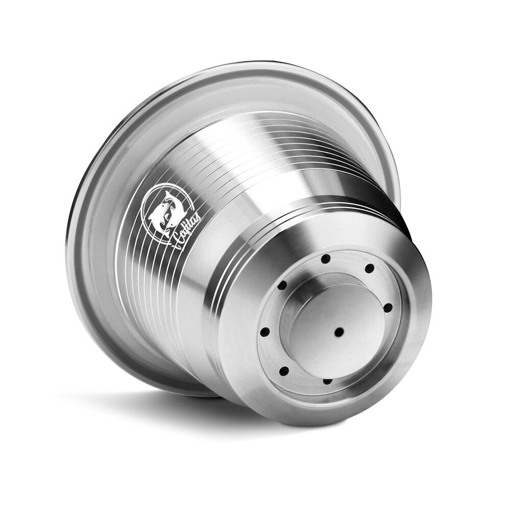 ICafilas For Nespresso Refillable Capsule Reusable Coffee Filter Dripper Steel Cafeteira Capsulas De Cafe Recargables - dianjiang-