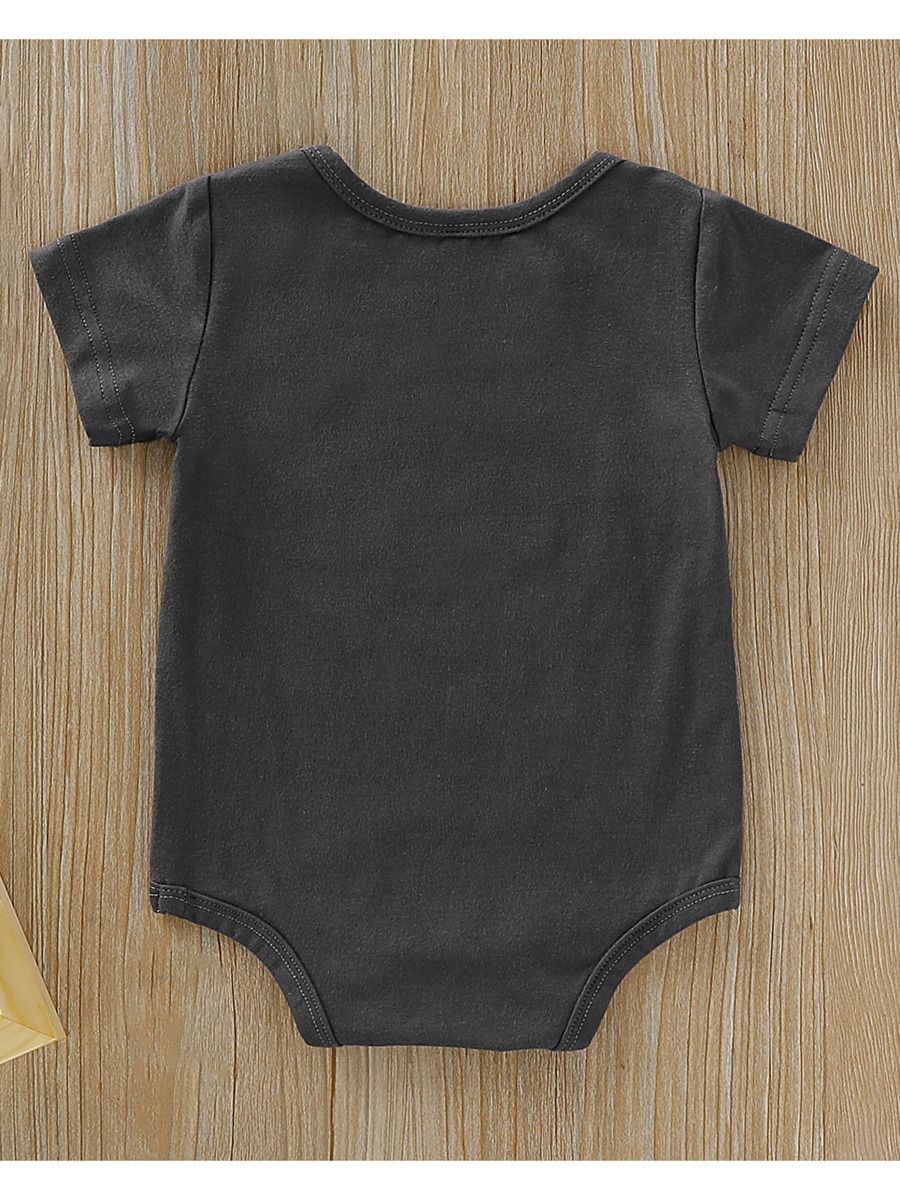 Infant Baby Boy Shark Print Romper - dianjiang-