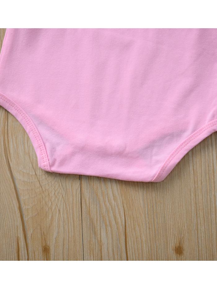 Infant Baby Lace Solid Color Long Sleeve Bodysuit - dianjiang-