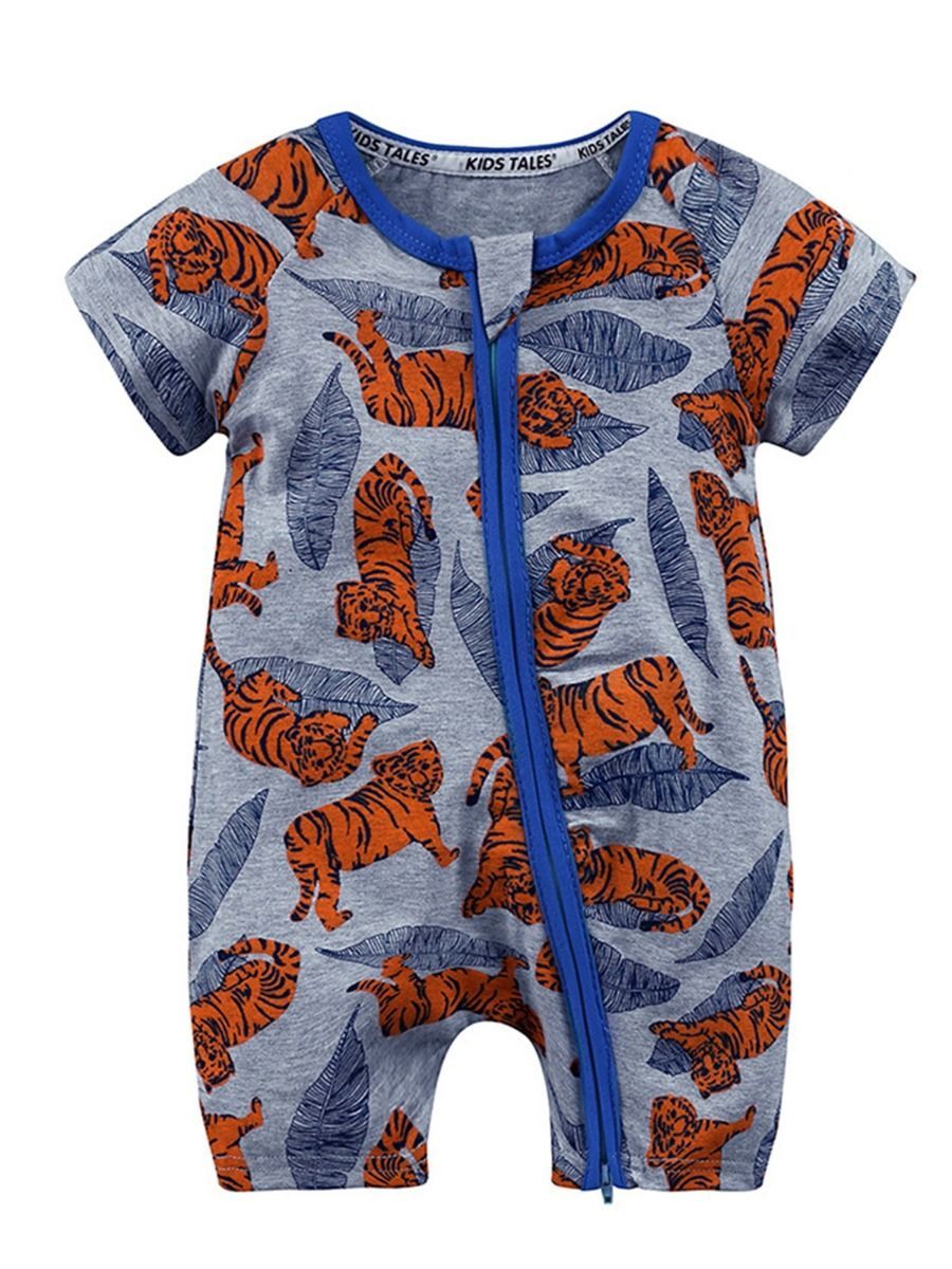 Summer Printed Bodysuit Infant Baby Onesie Overall - dianjiang-