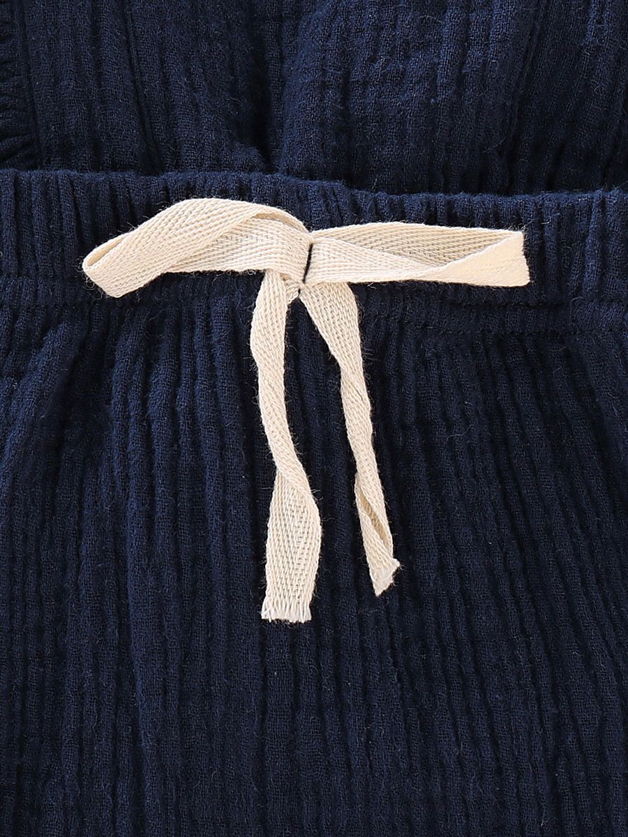 Cute Infant Baby Ruffle Solid Color Bodysuit Onesie - dianjiang-