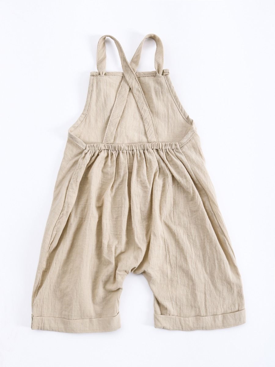 Infant Baby Solid Color Suspender Romper - dianjiang-