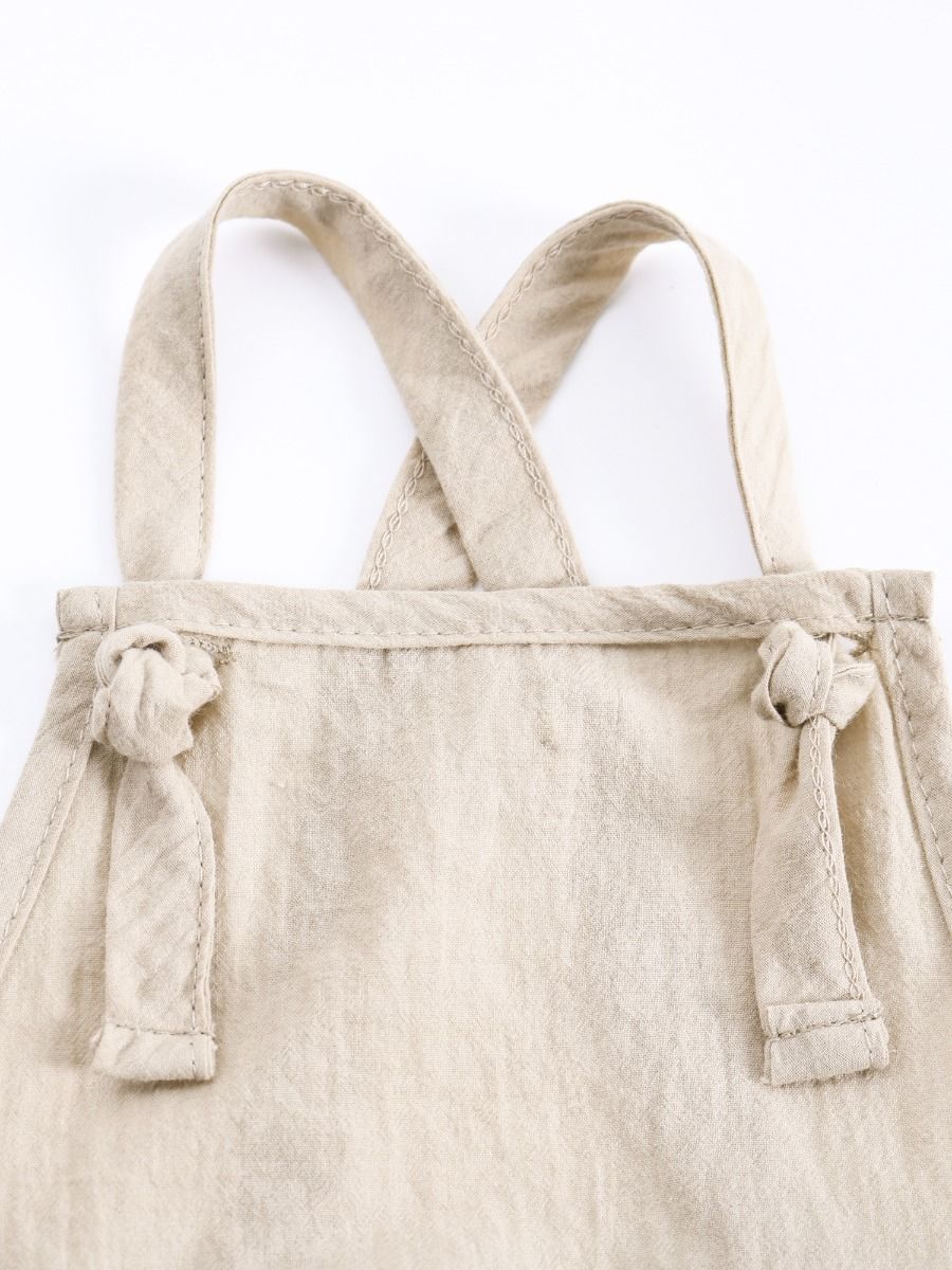 Infant Baby Solid Color Suspender Romper - dianjiang-