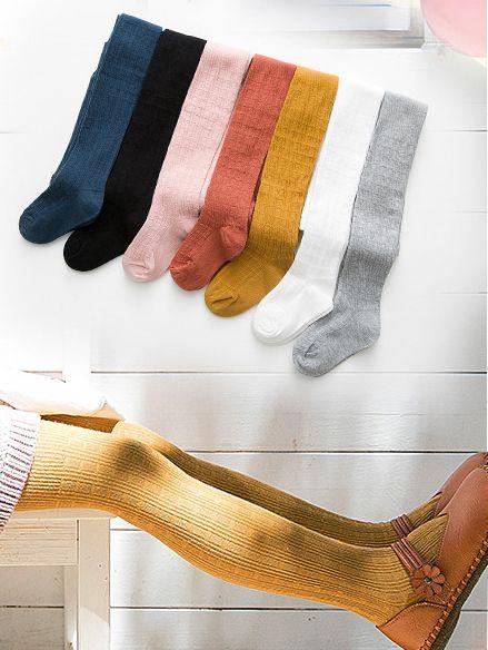 Japanese Style Checked Dance Pantihose Solid Color Socks - dianjiang-