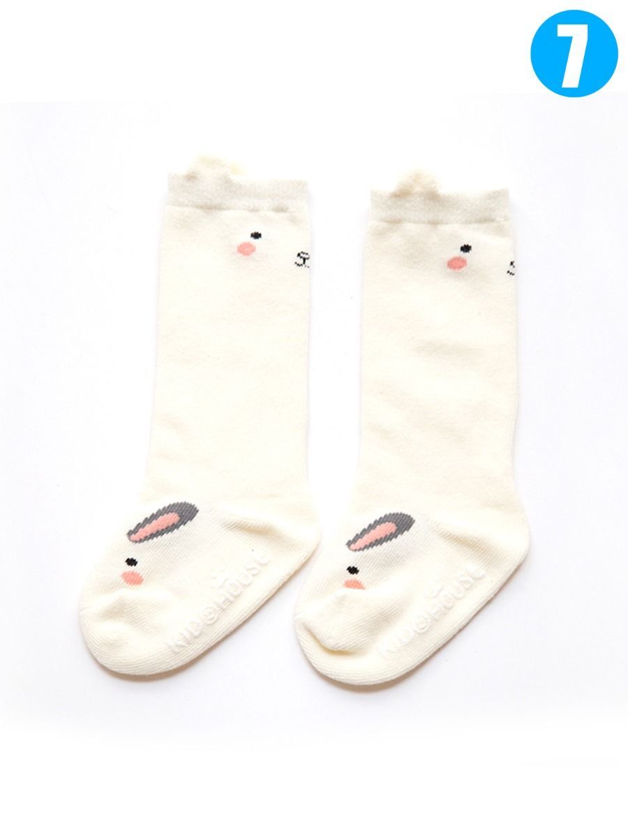 Bear/Fox/Owl/Bunny Crochet Baby Kids Knee-high Socks Loose Mouth Long Stockings - dianjiang-