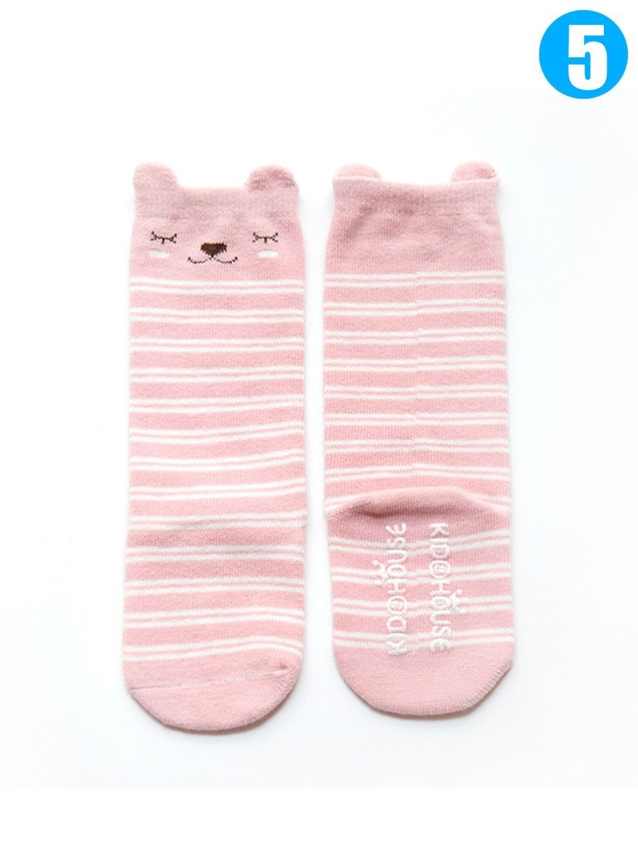 Bear/Fox/Owl/Bunny Crochet Baby Kids Knee-high Socks Loose Mouth Long Stockings - dianjiang-