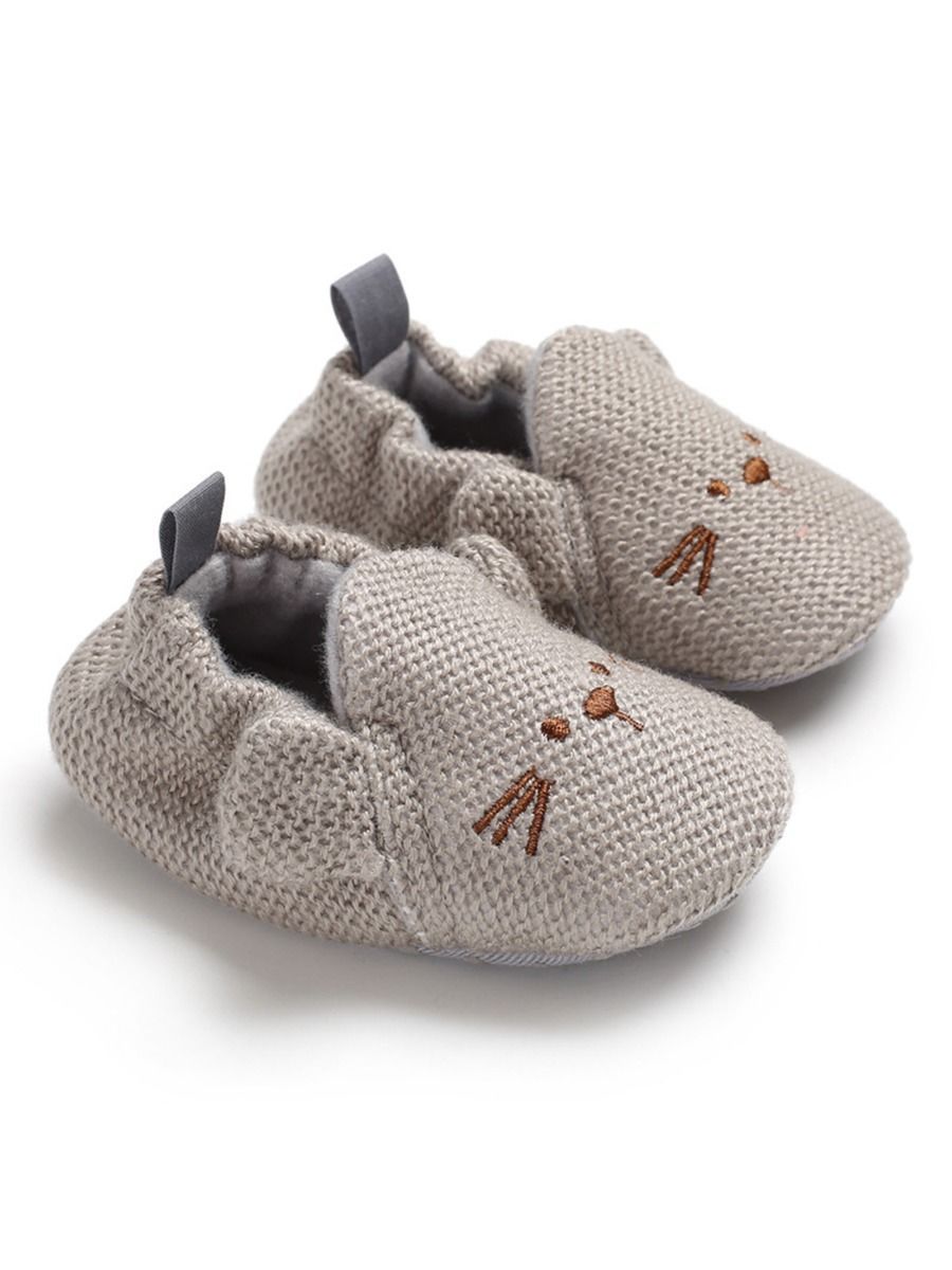 Cute Animal Style Knit Baby Shoes - dianjiang-