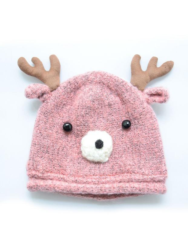 Reindeer Christmas Knitted Beanie Hat for Baby Boys Girls - dianjiang-