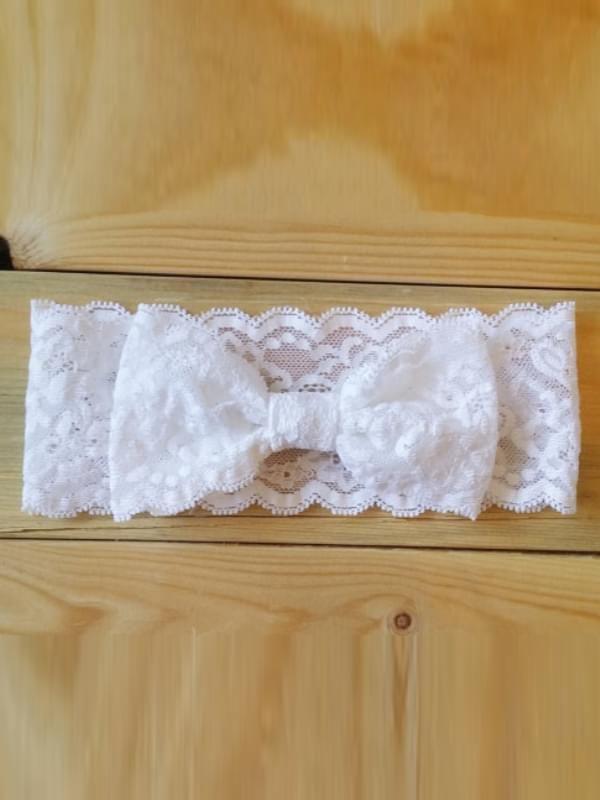 Pretty Lace Bow-knot Headband Baby Girls Hair Clips 19x8cm - dianjiang-