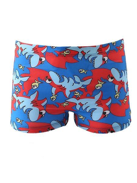 Little Boys Printed Swimming Trunks - dianjiang-