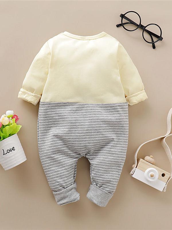 Long Sleeve Cute Dinosaur Jumpsuit - dianjiang-