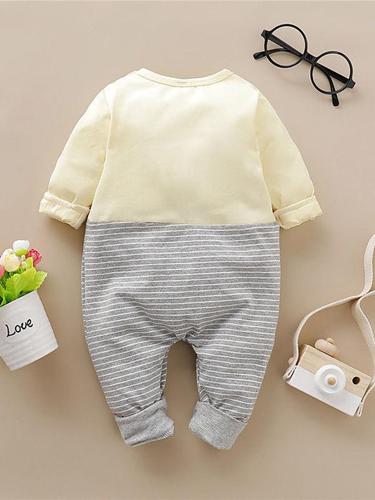 Long Sleeve Cute Dinosaur Jumpsuit - dianjiang-