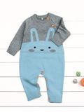 Cute Rabbit Design Long Sleeves Romper Baby Jumpsuit - dianjiang-