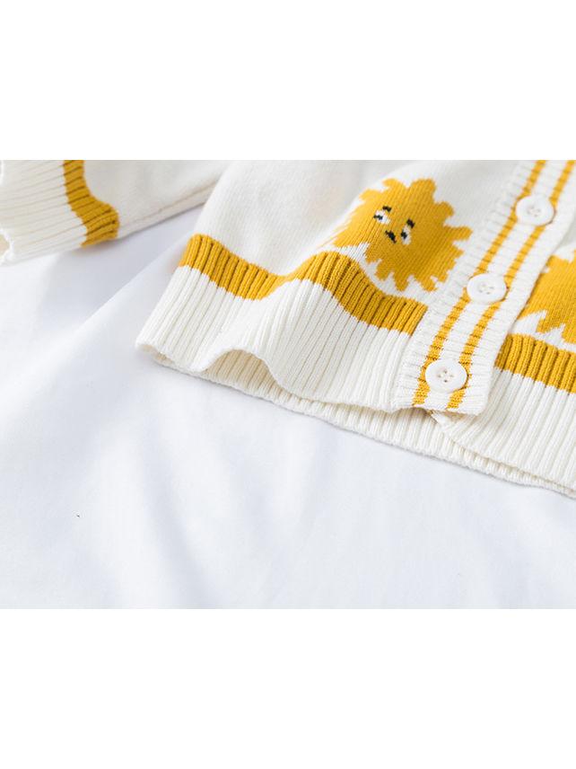 Mom and Me Chrysanthemum Crochet Knitted Cardigan - dianjiang-