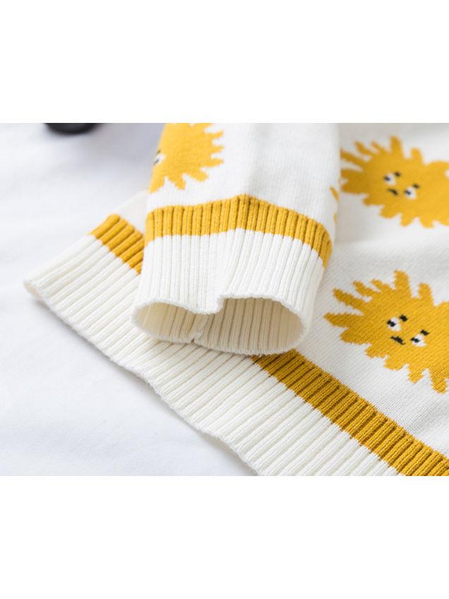 Mom and Me Chrysanthemum Crochet Knitted Cardigan - dianjiang-