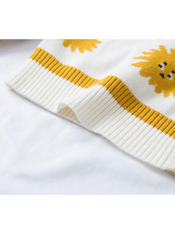 Mom and Me Chrysanthemum Crochet Knitted Cardigan - dianjiang-