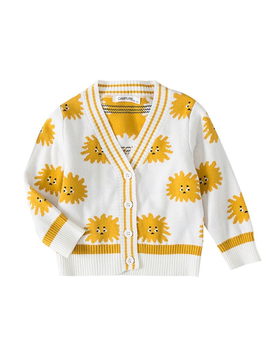 Mom and Me Chrysanthemum Crochet Knitted Cardigan - dianjiang-