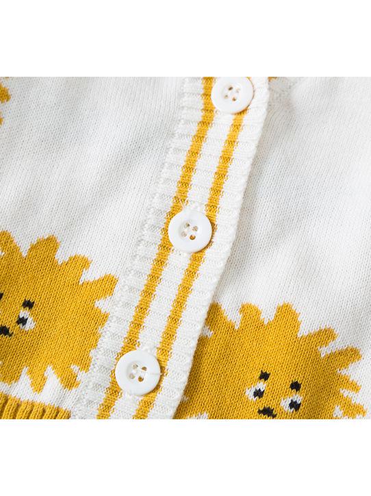 Mom and Me Chrysanthemum Crochet Knitted Cardigan - dianjiang-