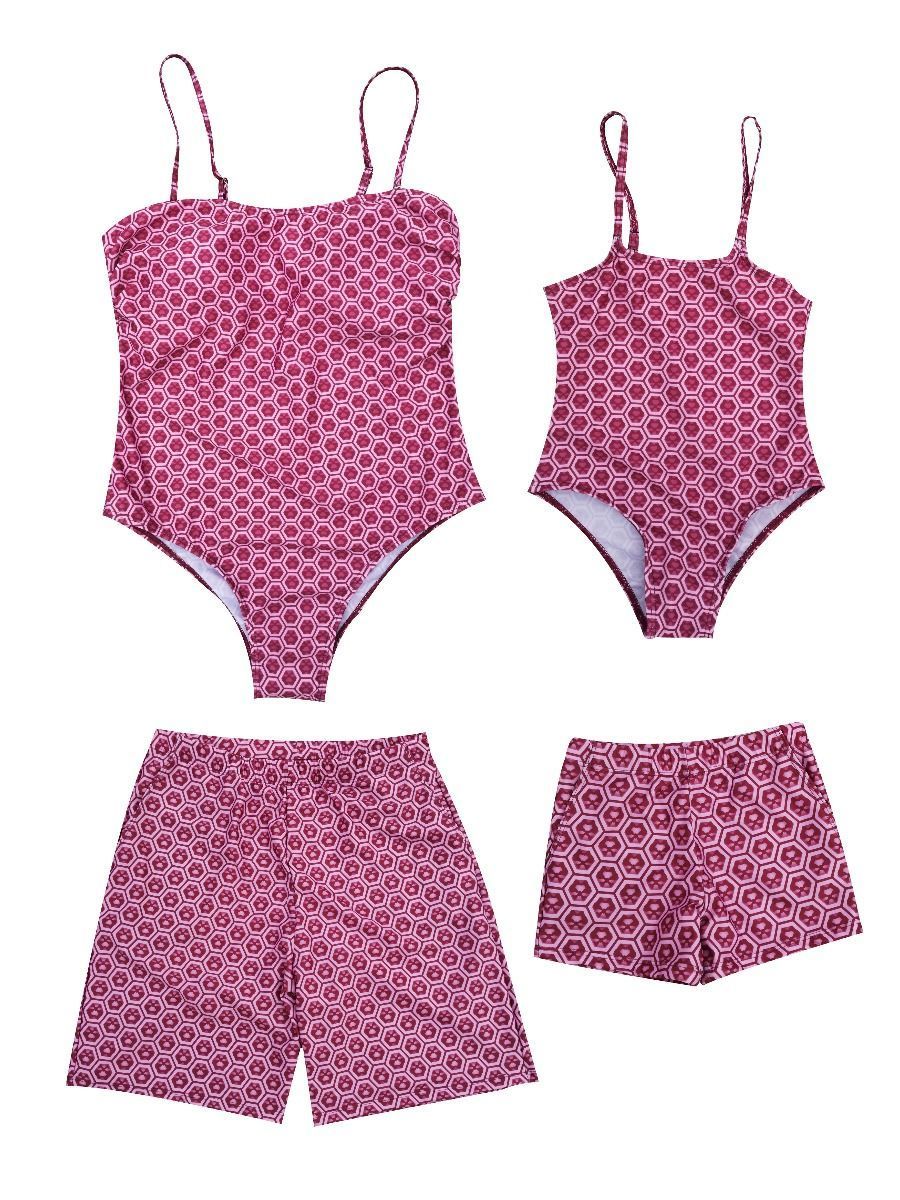Mom and Me One Piece Swimming Bikini Family Outfit - dianjiang-