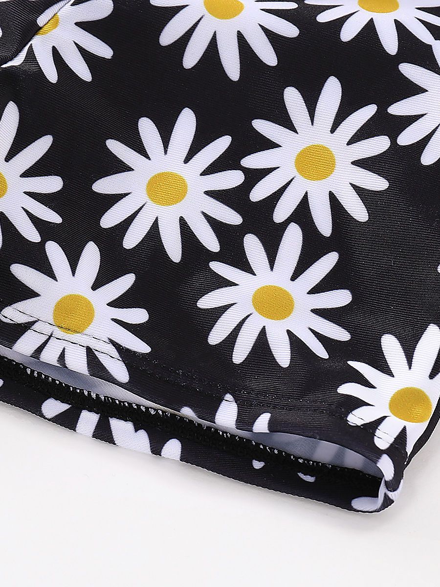 Mom and Me Chrysanthemum Printed Tankini - dianjiang-