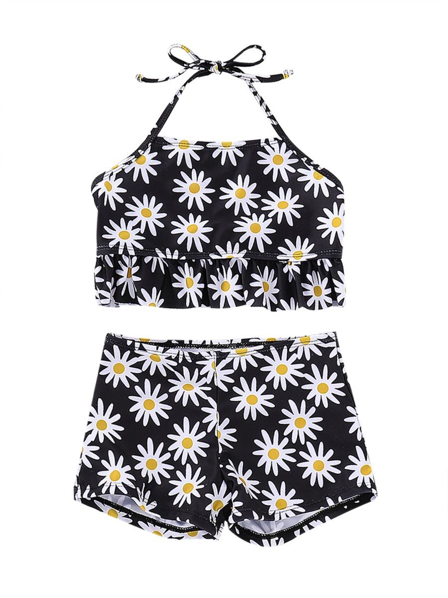 Mom and Me Chrysanthemum Printed Tankini - dianjiang-