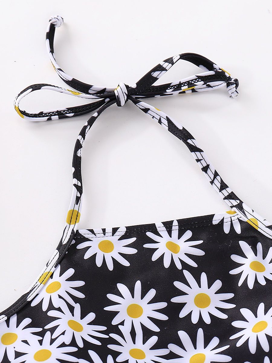 Mom and Me Chrysanthemum Printed Tankini - dianjiang-