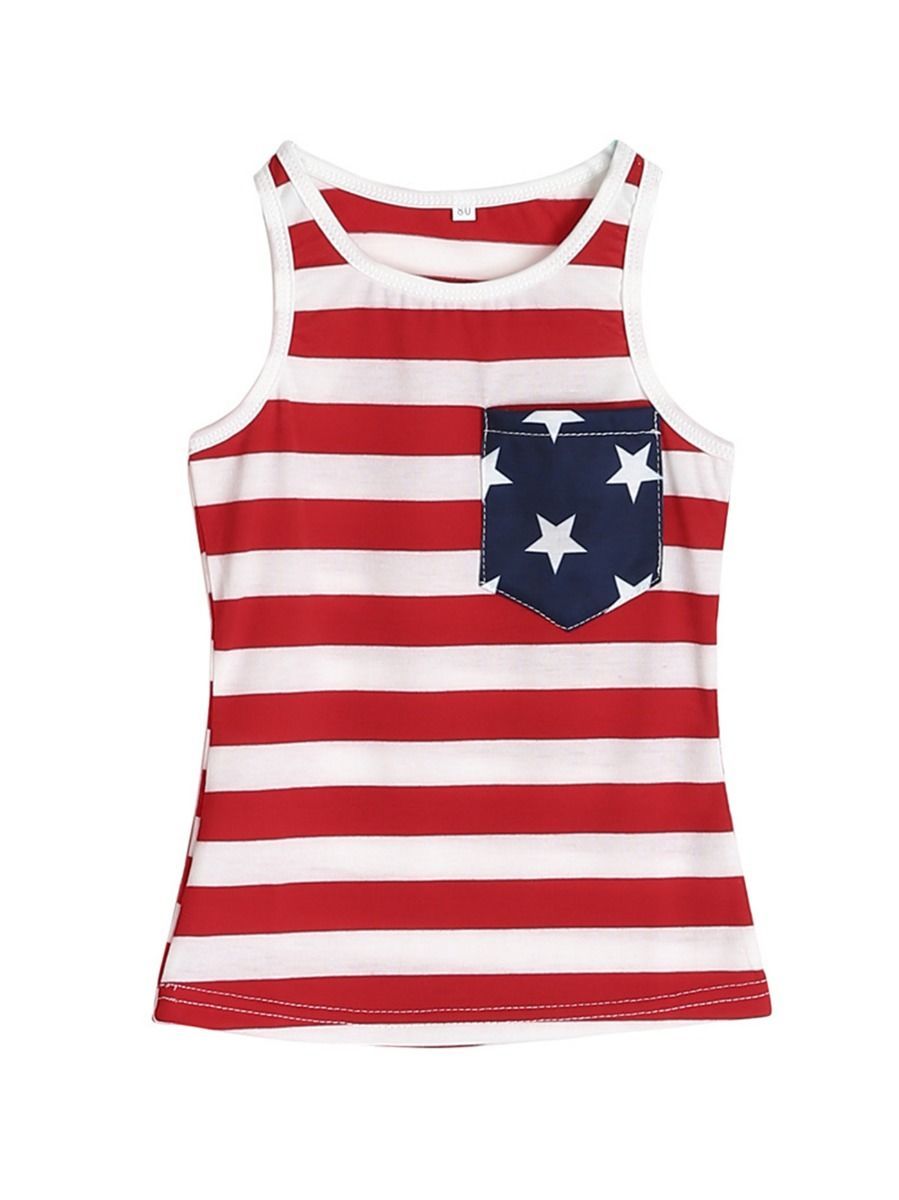 Mom and Me Fourth Of July Striped Tank Top - dianjiang-