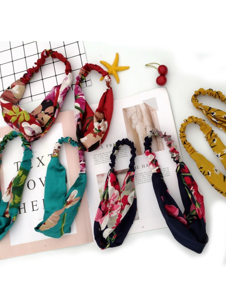 Mommy and Me Floral Headband Matching Wear - dianjiang-